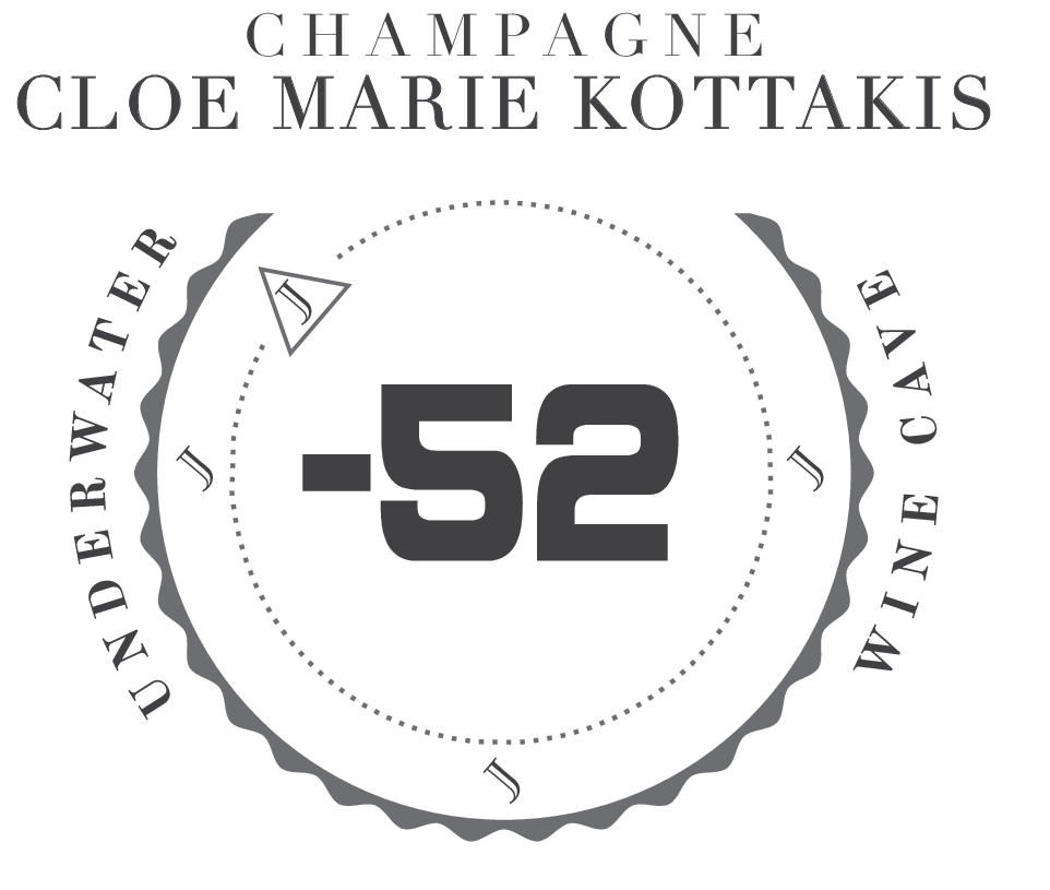 Champagne Cloe Marie Kottakis — Underwater Wine Cave